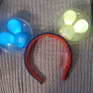 Vintage Mickey Mouse Disney Play in the Park Light-Up Ears Headband